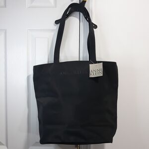 Anne Klein Black Tote Bag New with Tag